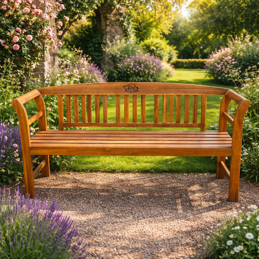 Acacia Wood Garden Bench